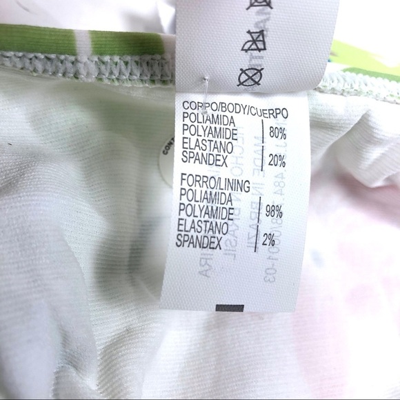 Cia Maritima Brazilian bikini bottoms hibiscus coral - Picture 5 of 6